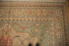 9x11 Vintage Tea Washed Indian Soumac Design Carpet // ONH Item mc001748 Image 4
