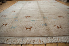 8x10 New Indian Folk Art Design Carpet // ONH Item mc001749 Image 4