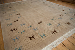 8x10 New Indian Folk Art Design Carpet // ONH Item mc001749 Image 7