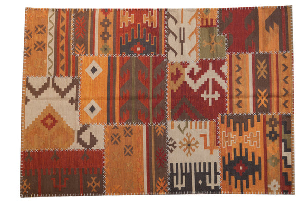 4x6 New Patchwork Kilim Rug // ONH Item mc001751