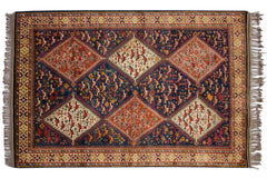 4x6 Vintage Indian Shiraz Design Rug // ONH Item mc001752