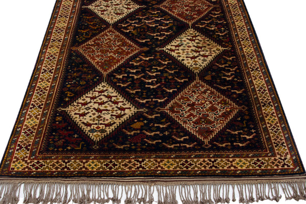 4x6 Vintage Indian Shiraz Design Rug // ONH Item mc001752 Image 1