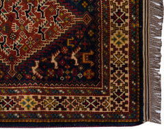 4x6 Vintage Indian Shiraz Design Rug // ONH Item mc001752 Image 4