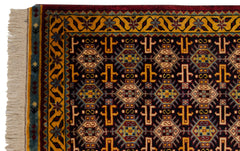 3x5 Vintage Indian Caucasian Design Rug // ONH Item mc001753 Image 3