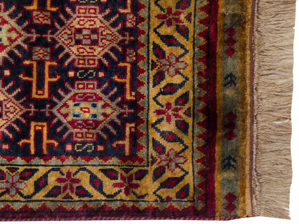 3x5 Vintage Indian Caucasian Design Rug // ONH Item mc001761 Image 2