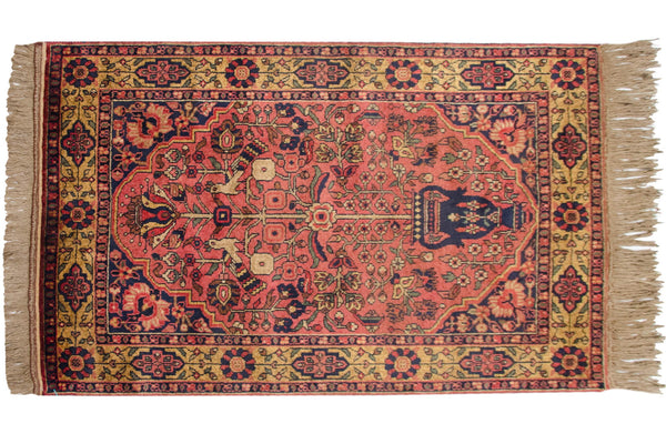 3x5 Vintage Indian Bakhtiari Design Rug // ONH Item mc001763