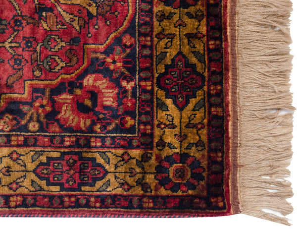 3x5 Vintage Indian Bakhtiari Design Rug // ONH Item mc001765 Image 2