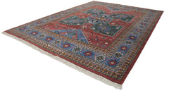 10x14.5 Vintage Indian Northwest Persian Design Carpet // ONH Item mc001779 Image 3
