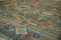 9.5x14.5 Vintage Tea Washed Indian Caucasian Design Carpet // ONH Item mc001780 Image 7