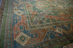 9.5x14.5 Vintage Tea Washed Indian Caucasian Design Carpet // ONH Item mc001780 Image 9