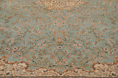 12x14 Vintage Fine Bulgarian Kerman Design Square Carpet // ONH Item mc001784 Image 10