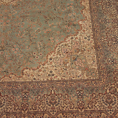 12x14 Vintage Fine Bulgarian Kerman Design Square Carpet // ONH Item mc001784 Image 16
