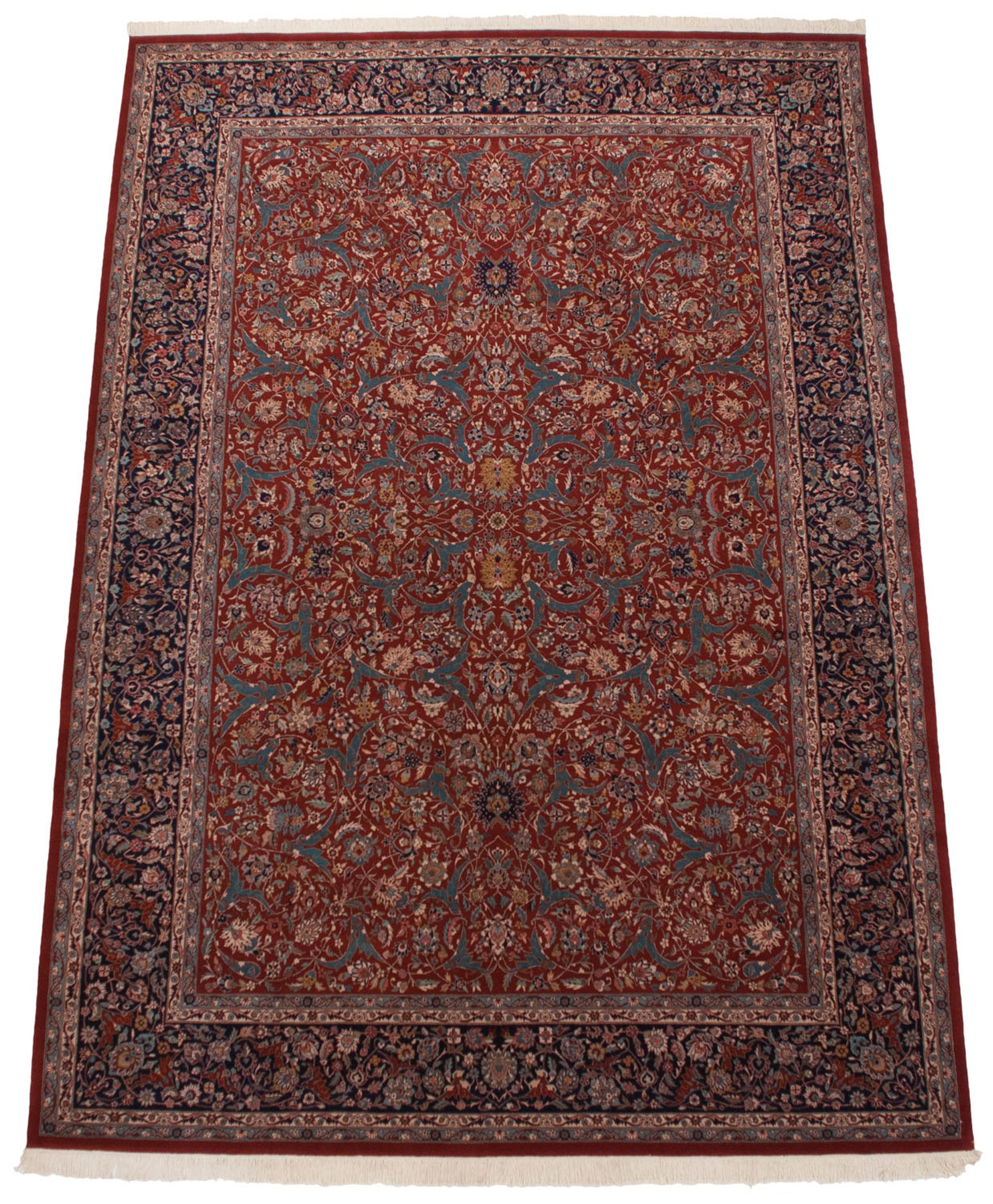 10x14.5 Vintage Chinese Isfahan Design Carpet // ONH Item mc001788 Image 1