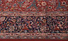 10x14.5 Vintage Chinese Isfahan Design Carpet // ONH Item mc001788 Image 5
