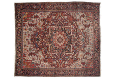 11.5x14 Vintage Heriz Carpet // ONH Item mc001789