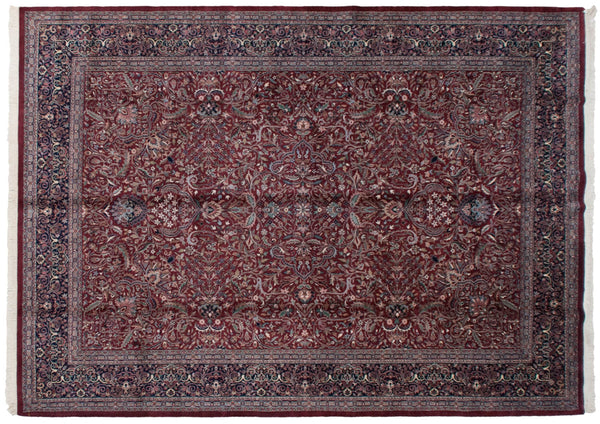 10x14 Vintage Indian Kashan Design Carpet // ONH Item mc001790 Image 1