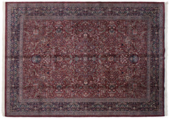10x14 Vintage Indian Kashan Design Carpet // ONH Item mc001790 Image 1