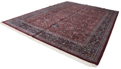 10x14 Vintage Indian Kashan Design Carpet // ONH Item mc001790 Image 2