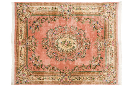 12x15 Vintage Chinese Aubusson Design Carpet // ONH Item mc001793