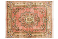 12x15 Vintage Chinese Aubusson Design Carpet // ONH Item mc001793