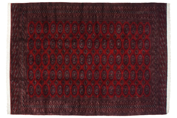 10x14.5 Vintage Fine Pakistani Turkmen Design Carpet // ONH Item mc001794