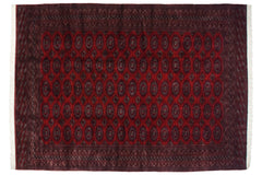 10x14.5 Vintage Fine Pakistani Turkmen Design Carpet // ONH Item mc001794
