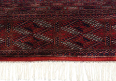 10x14.5 Vintage Fine Pakistani Turkmen Design Carpet // ONH Item mc001794 Image 12