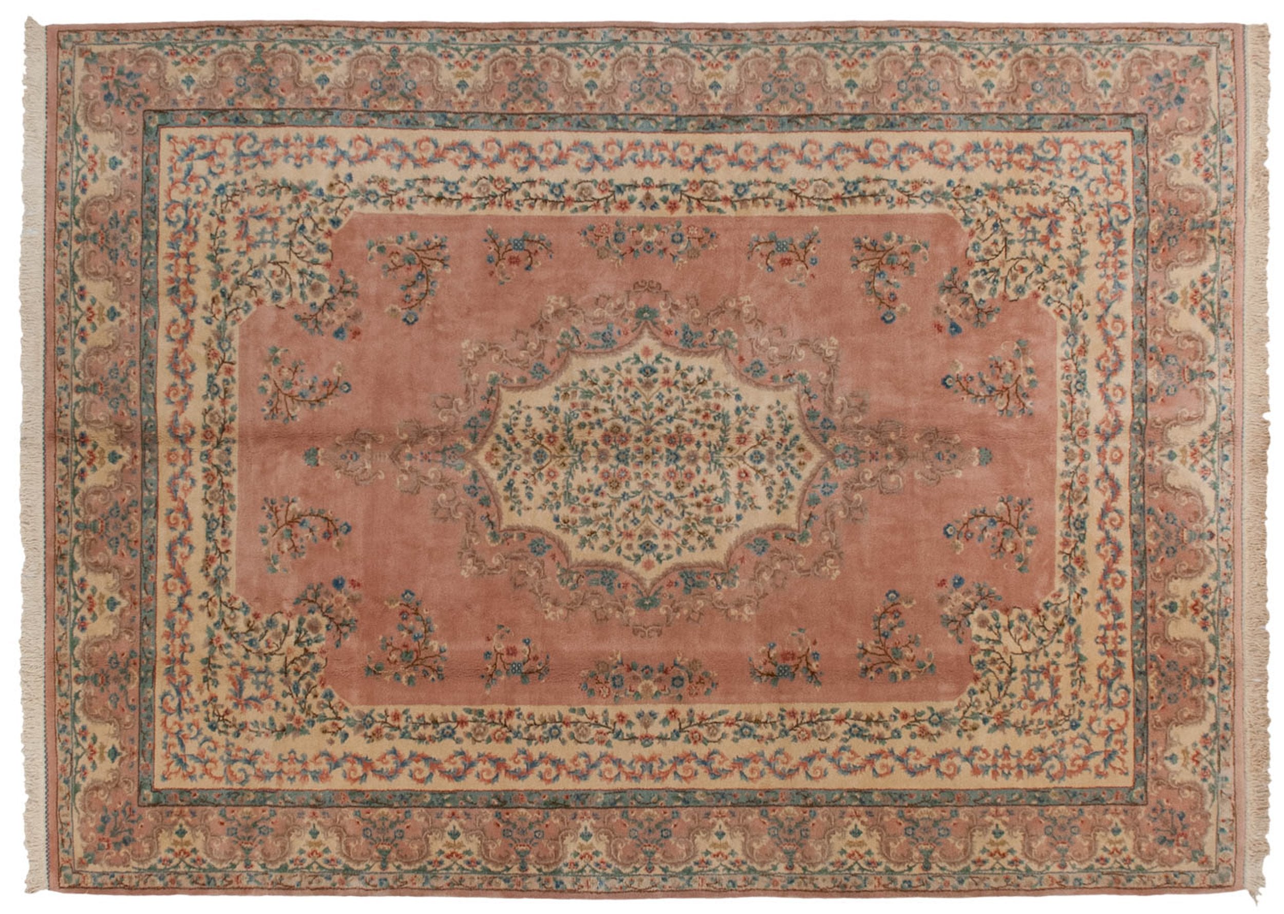 10x13.5 Vintage Indian Kerman Design Carpet // ONH Item mc001795 Image 1
