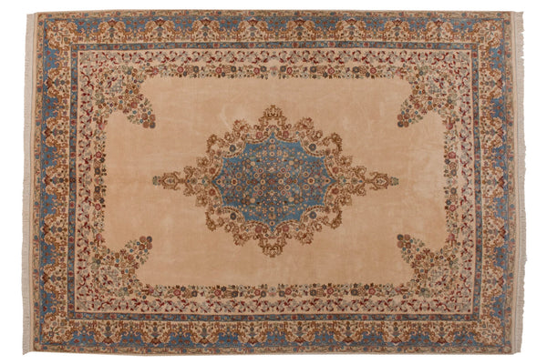 9.5x13.5 Vintage Indian Kerman Design Carpet // ONH Item mc001796