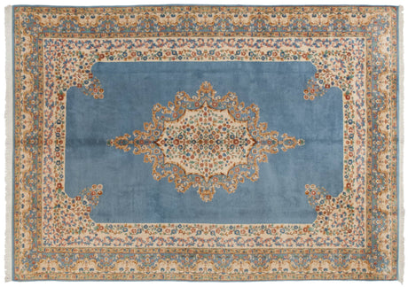 9.5x13.5 Vintage Indian Kerman Design Carpet // ONH Item mc001797