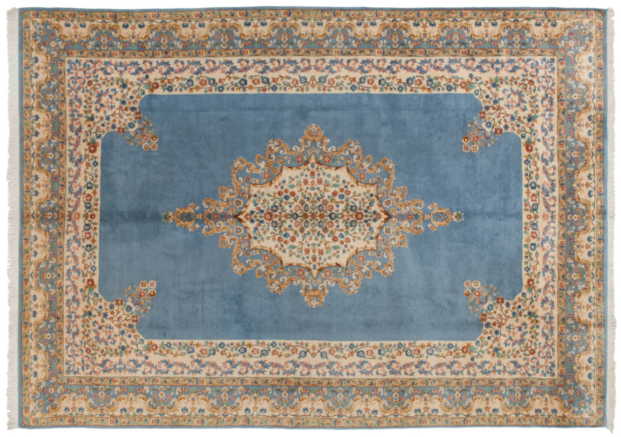 9.5x13.5 Vintage Indian Kerman Design Carpet // ONH Item mc001797
