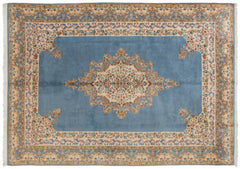 9.5x13.5 Vintage Indian Kerman Design Carpet // ONH Item mc001797