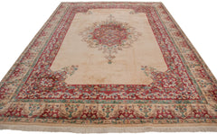 9.5x13.5 Vintage Indian Kerman Design Carpet // ONH Item mc001800 Image 1