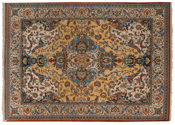 10x13.5 Vintage Indian Polonaise Design Carpet // ONH Item mc001801 Image 1