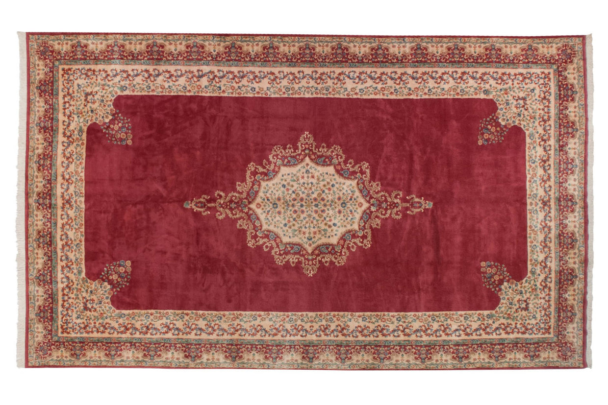11.5x19.5 Vintage Indian Kerman Design Carpet // ONH Item mc001802