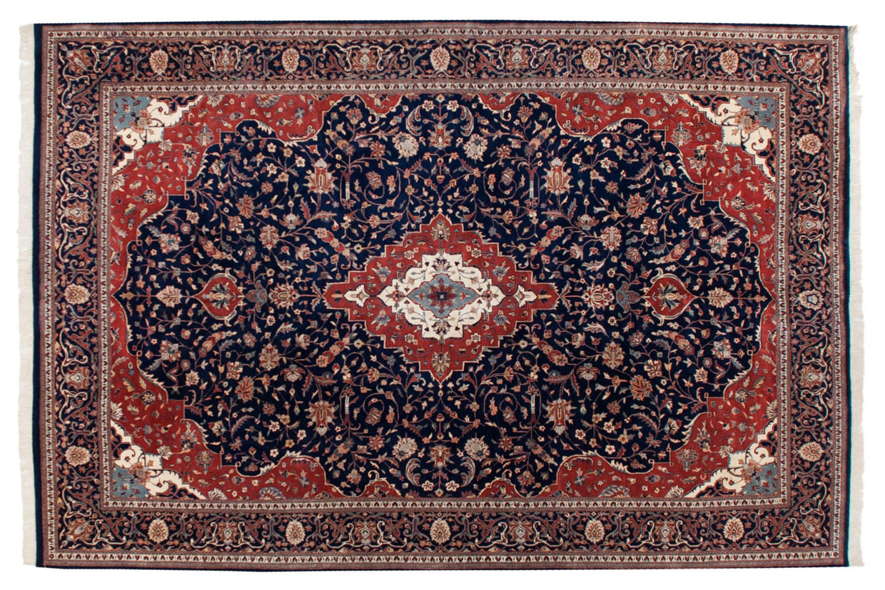 12x18 Vintage Indian Kashan Design Carpet // ONH Item mc001804