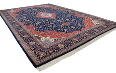 12x18 Vintage Indian Kashan Design Carpet // ONH Item mc001804 Image 3