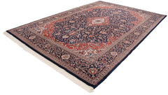 10x14.5 Vintage Indian Kashan Design Carpet // ONH Item mc001805 Image 3
