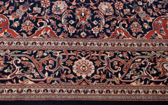 10x14.5 Vintage Indian Kashan Design Carpet // ONH Item mc001805 Image 6