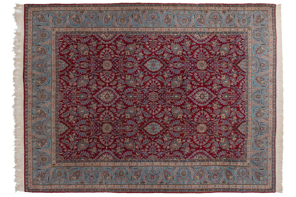 10x13.5 Vintage Kerman Carpet // ONH Item mc001811