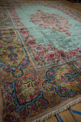 9.5x13.5 Vintage Kerman Carpet // ONH Item mc001813 Image 6