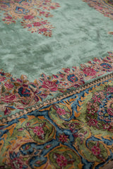 9.5x13.5 Vintage Kerman Carpet // ONH Item mc001813 Image 7