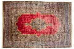 10x14.5 Vintage Fine Cyrus Crown Kerman Carpet // ONH Item mc001816