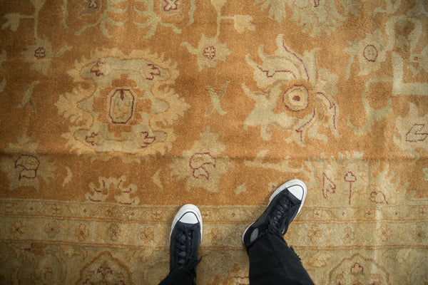 9.5x14.5 Gold Wash Indian Oushak Design Carpet // ONH Item mc001818 Image 1