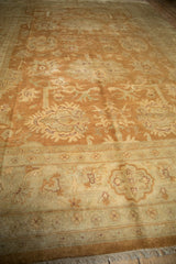 9.5x14.5 Gold Wash Indian Oushak Design Carpet // ONH Item mc001818 Image 5