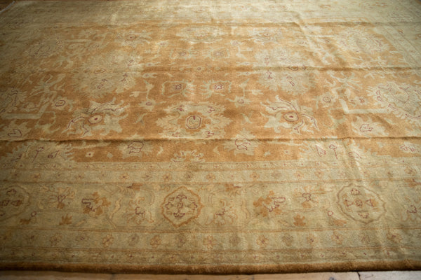 9.5x14.5 Gold Wash Indian Oushak Design Carpet // ONH Item mc001818 Image 12