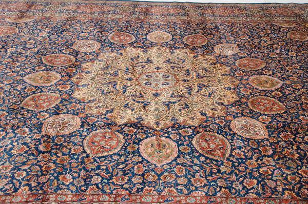 10x16.5 Vintage Fine Pakistani Ardebil Design Carpet // ONH Item mc001819 Image 12