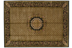 10x14.5 Indian Savonnerie Design Carpet // ONH Item mc001824