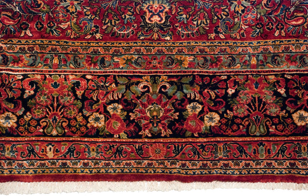 12.5x23.5 Vintage Fine American Sarouk // ONH Item mc001826 Image 12