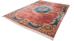 9.5x13.5 Vintage Japanese Aubusson Design Carpet // ONH Item mc001830 Image 5